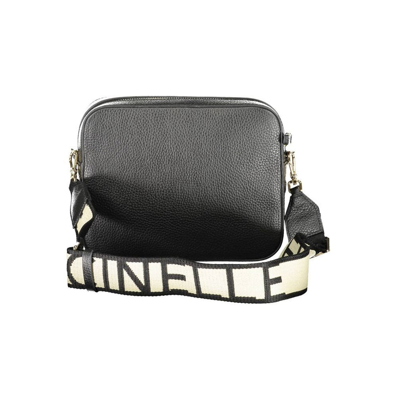 Black Leather Women Handbag Coccinelle