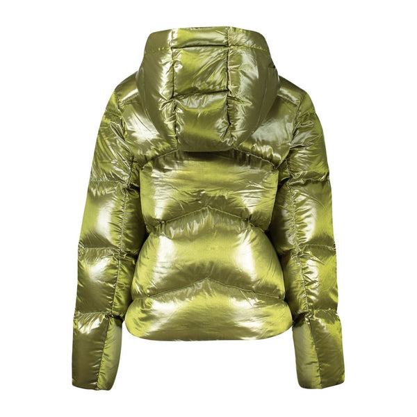 Green Polyamide Women Jacket K-WAY