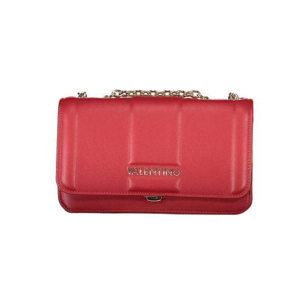 Red Polyethylene Women Handbag Valentino Bags