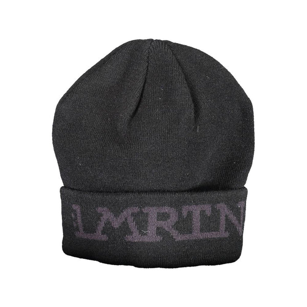 Black Acrylic Men Cap La Martina