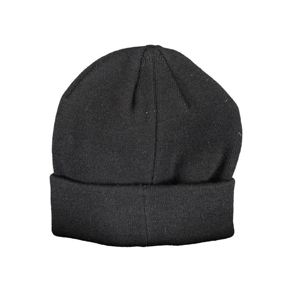 Black Acrylic Men Cap La Martina