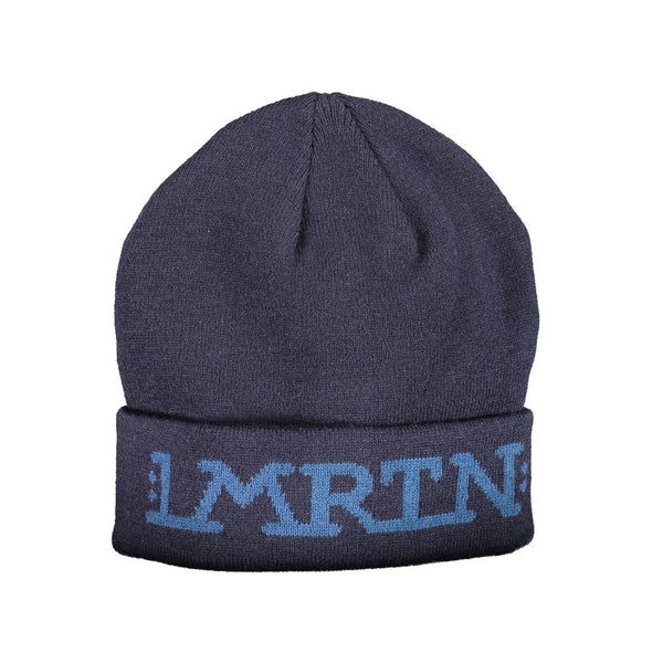 Blue Acrylic Men Cap La Martina