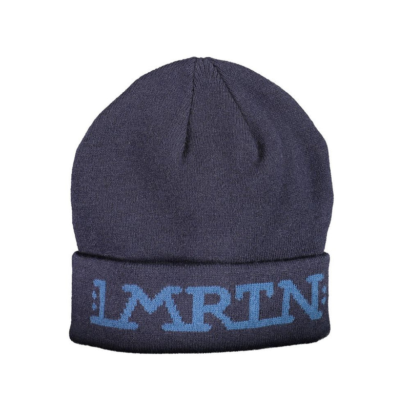 Blue Acrylic Men Cap La Martina