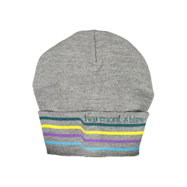 Gray Wool Men Cap Harmont & Blaine