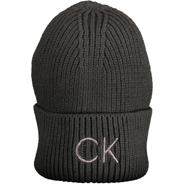 Black Cotton Women Hat Calvin Klein