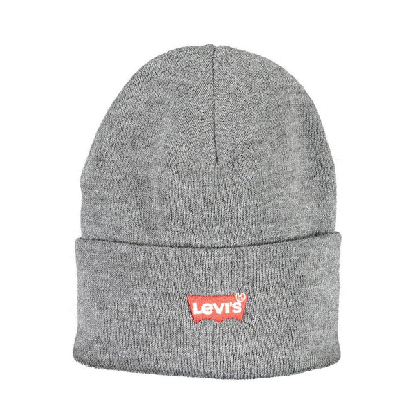 Gray Acrylic Men Cap Levi's