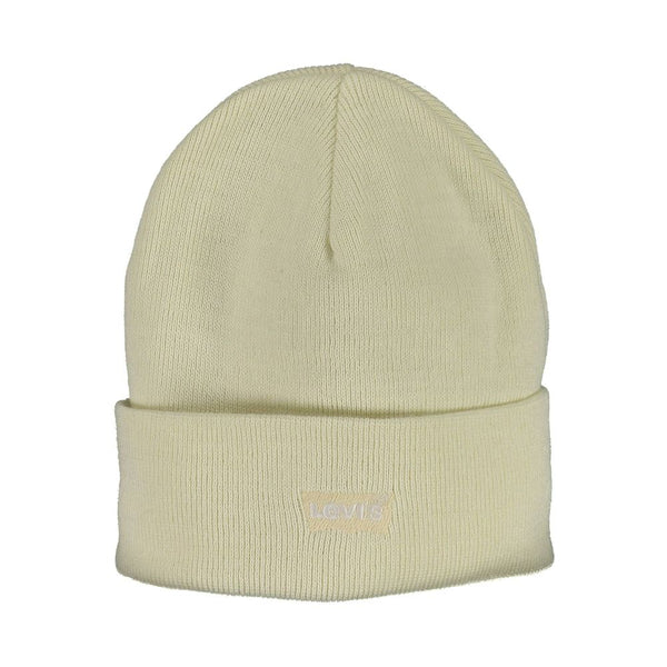 White Acrylic Women Hat Levi's