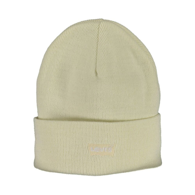 White Acrylic Women Hat Levi's