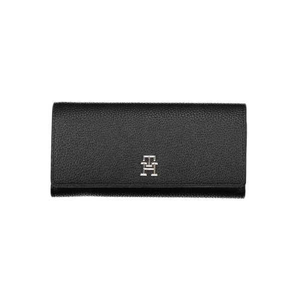 Black Polyethylene Women Wallet Tommy Hilfiger
