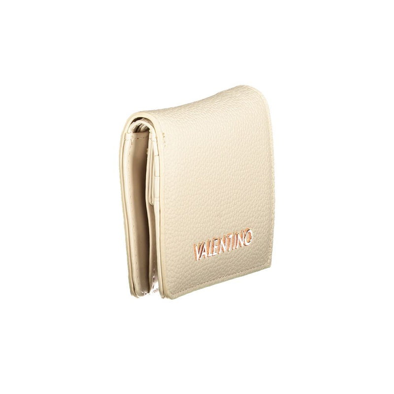 Beige Polyethylene Wallet Valentino Bags