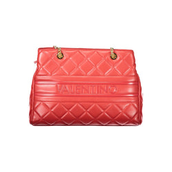Red Polyethylene Women Handbag Valentino Bags