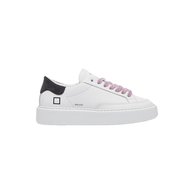 Beige Leather Sneaker D.A.T.E