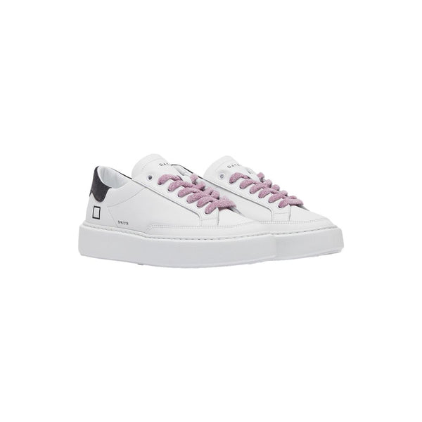 Beige Leather Sneaker D.A.T.E