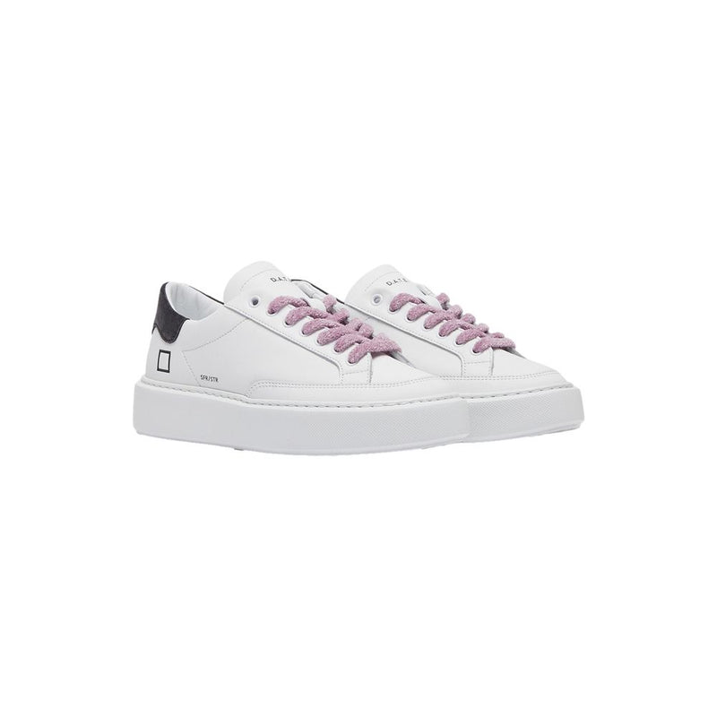 Beige Leather Sneaker D.A.T.E