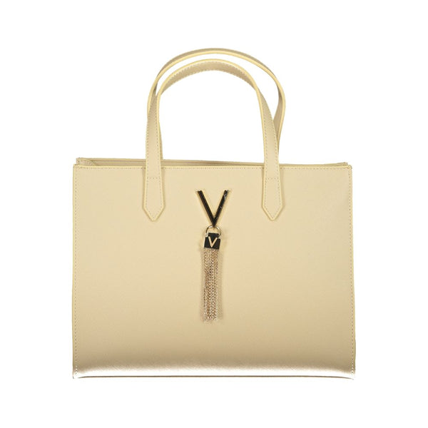 Beige Polyethylene Handbag Valentino Bags