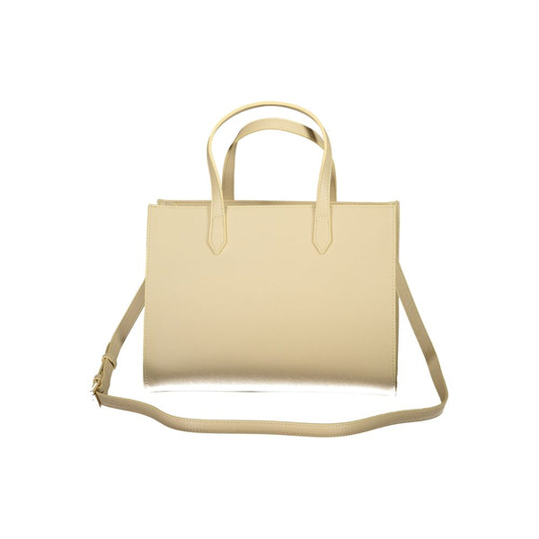 Beige Polyethylene Handbag Valentino Bags