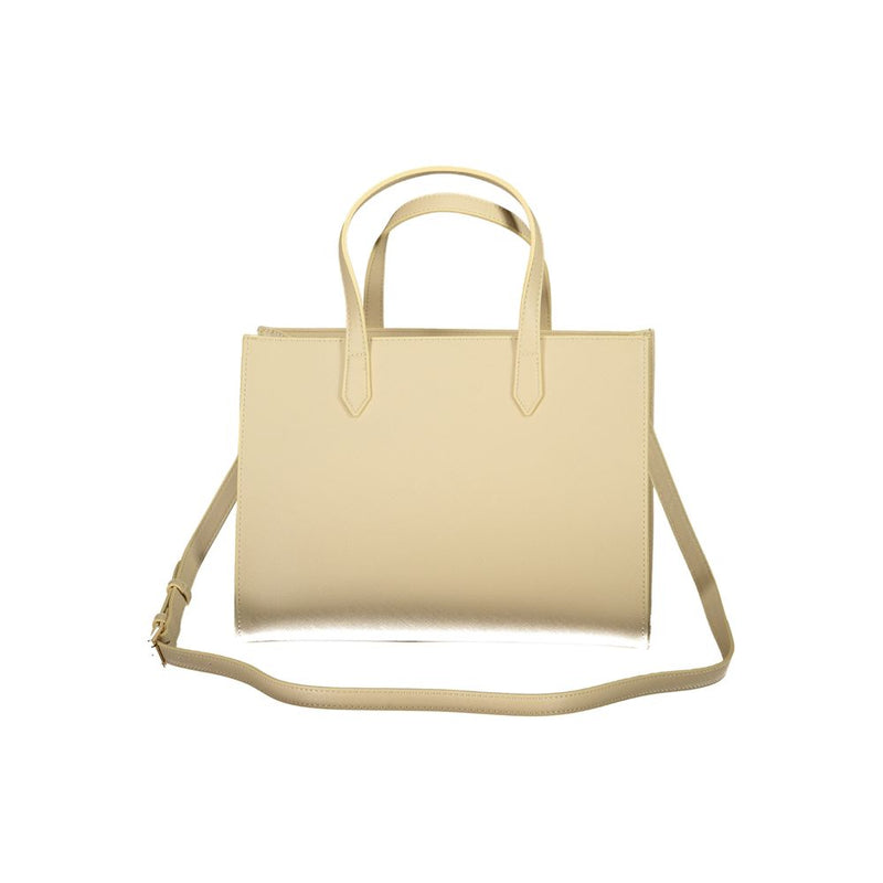Beige Polyethylene Handbag Valentino Bags