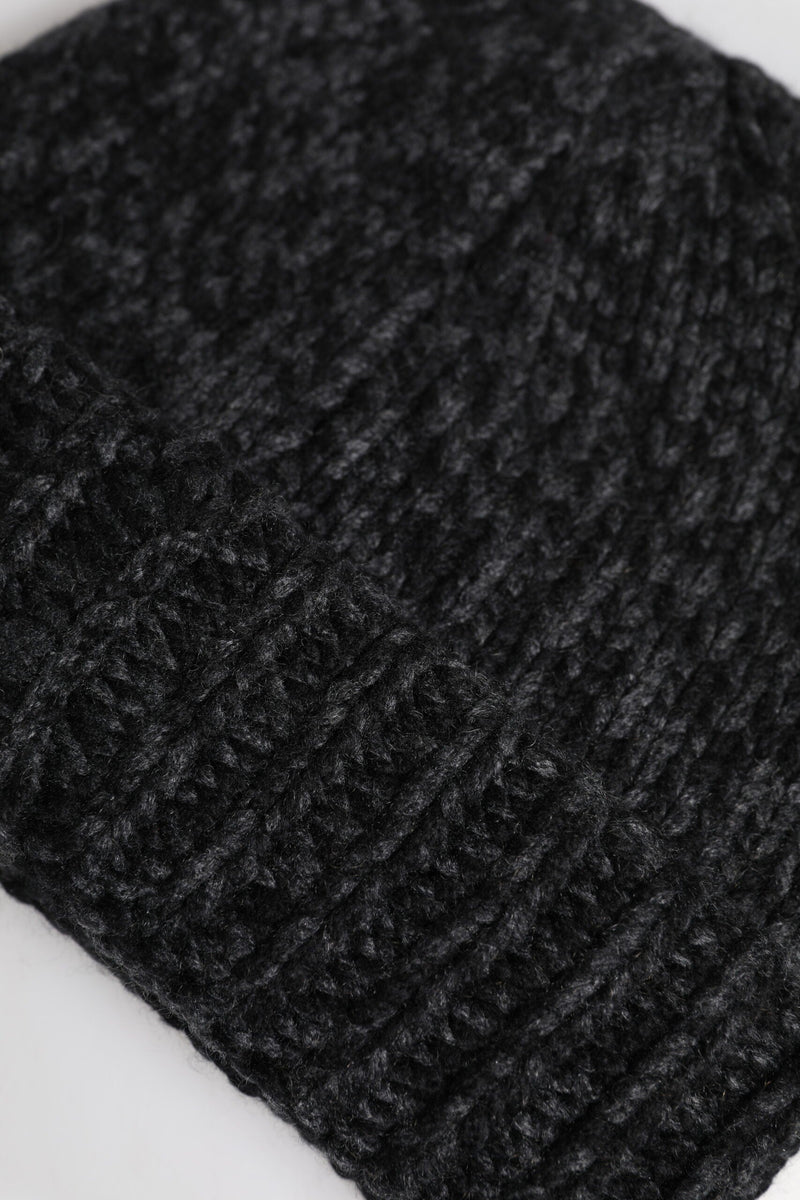 Gray Cashmere Knitted Winter Beanie Hat Dolce & Gabbana