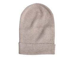 Beige Cashmere Knitted Winter Beanie Hat Dolce & Gabbana