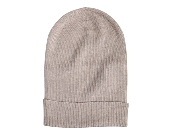 Beige Cashmere Knitted Winter Beanie Hat Dolce & Gabbana