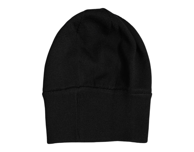 Black #DGLOVESLONDON Knitted Beanie Hat Dolce & Gabbana