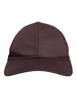 Brown Cotton DG Crown 6 Panels Baseball Cap Dolce & Gabbana