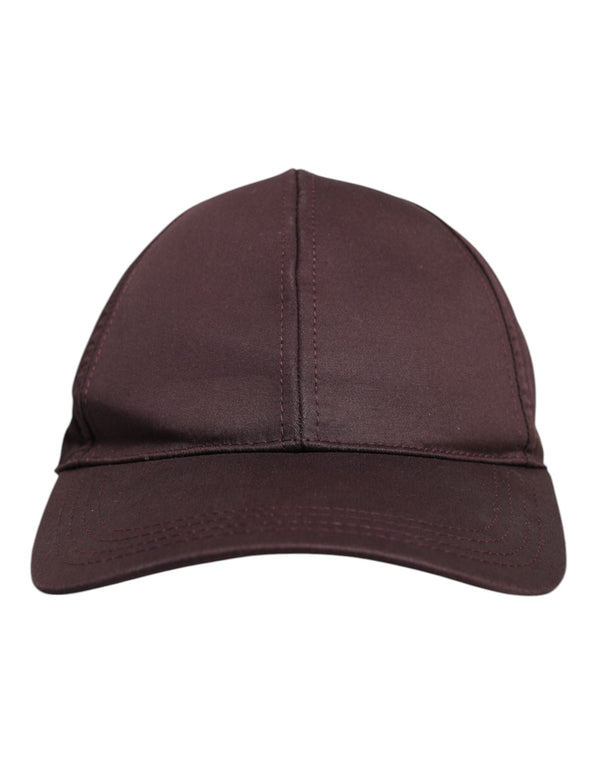 Brown Cotton DG Crown 6 Panels Baseball Cap Dolce & Gabbana