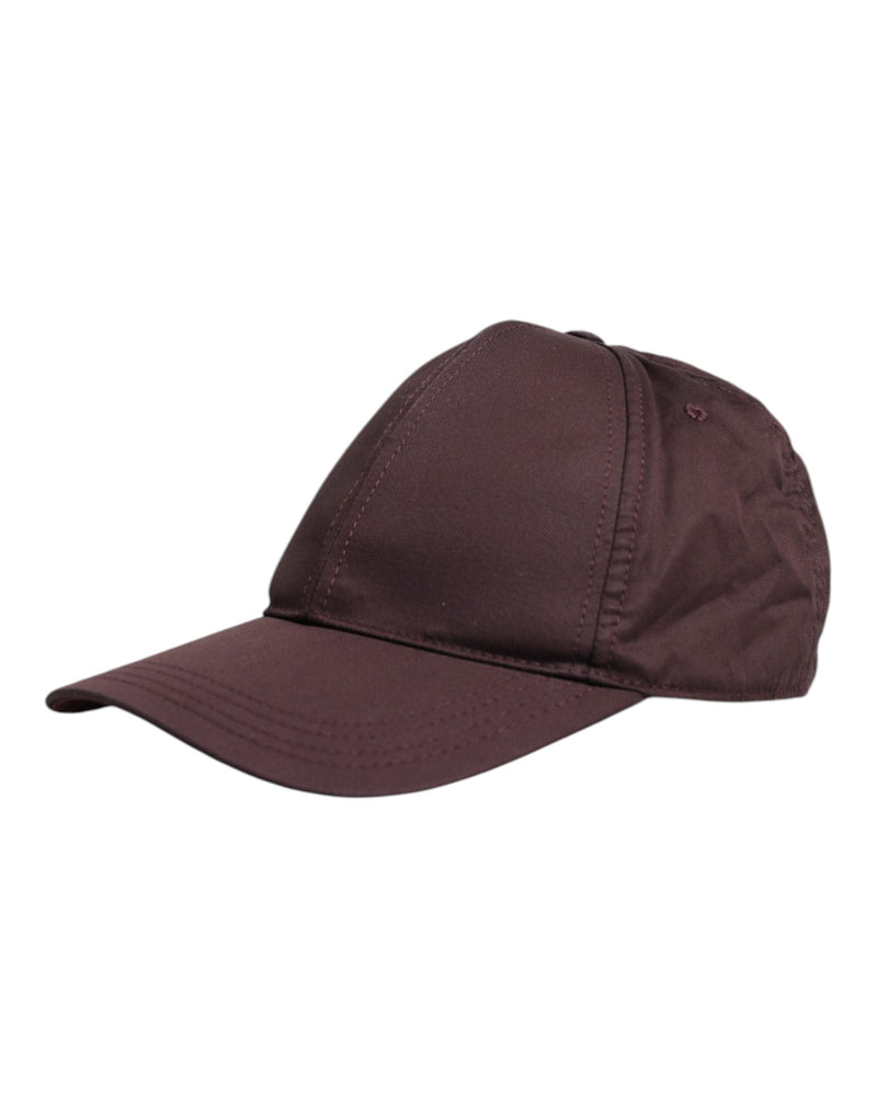 Brown Cotton DG Crown 6 Panels Baseball Cap Dolce & Gabbana
