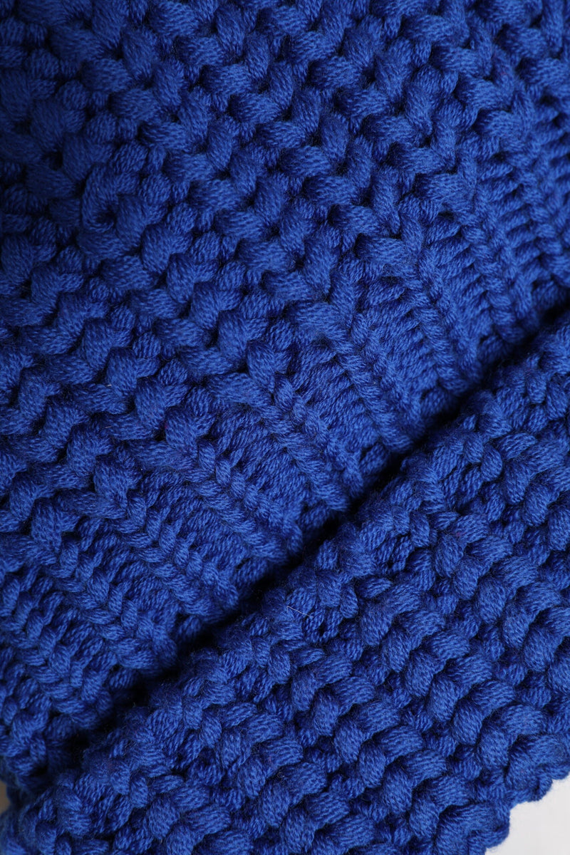 Blue Wool Knitted Winter Beanie Hat Dolce & Gabbana