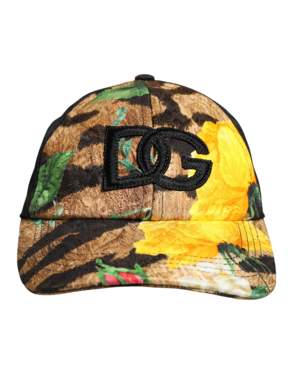 Multicolor DG Logo Patch 6 Panels Baseball Cap Dolce & Gabbana