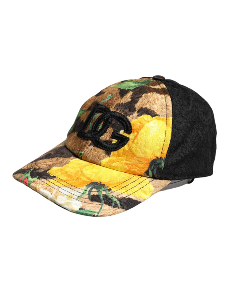 Multicolor DG Logo Patch 6 Panels Baseball Cap Dolce & Gabbana