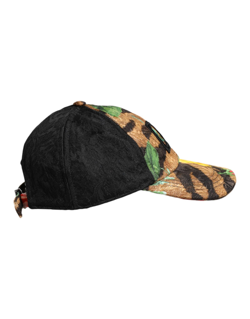 Multicolor DG Logo Patch 6 Panels Baseball Cap Dolce & Gabbana