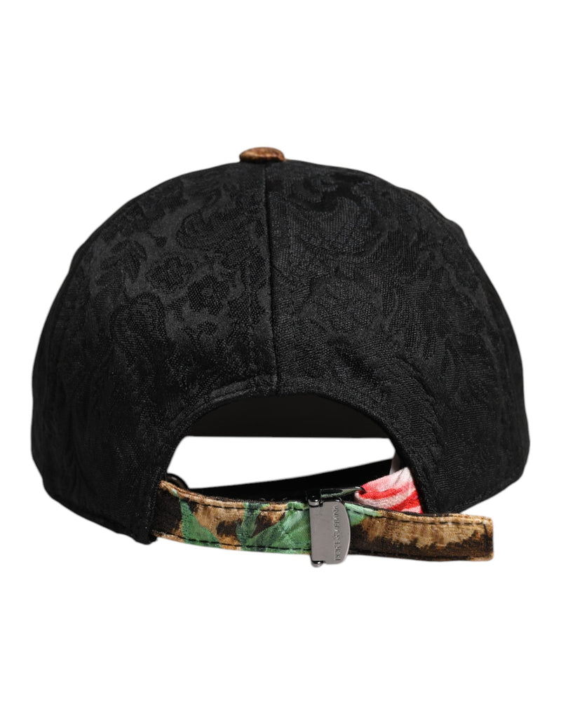 Multicolor DG Logo Patch 6 Panels Baseball Cap Dolce & Gabbana