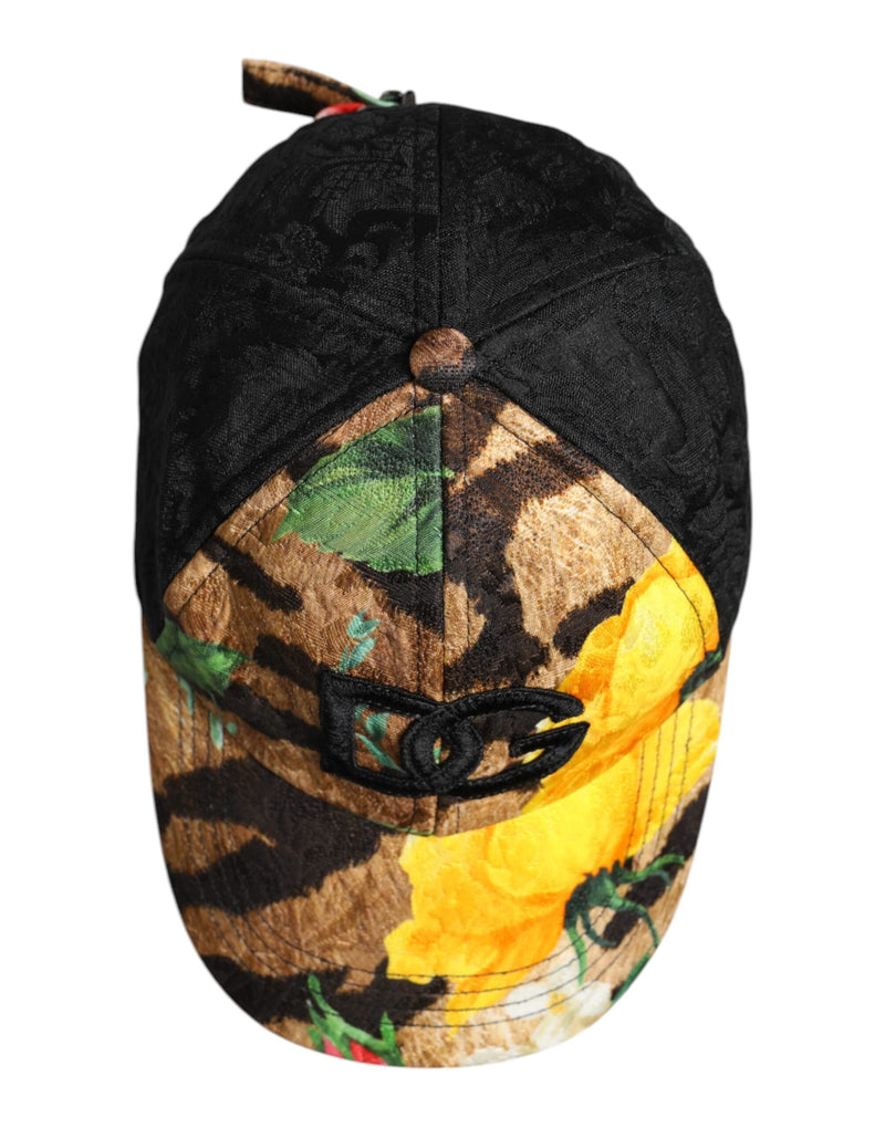 Multicolor DG Logo Patch 6 Panels Baseball Cap Dolce & Gabbana