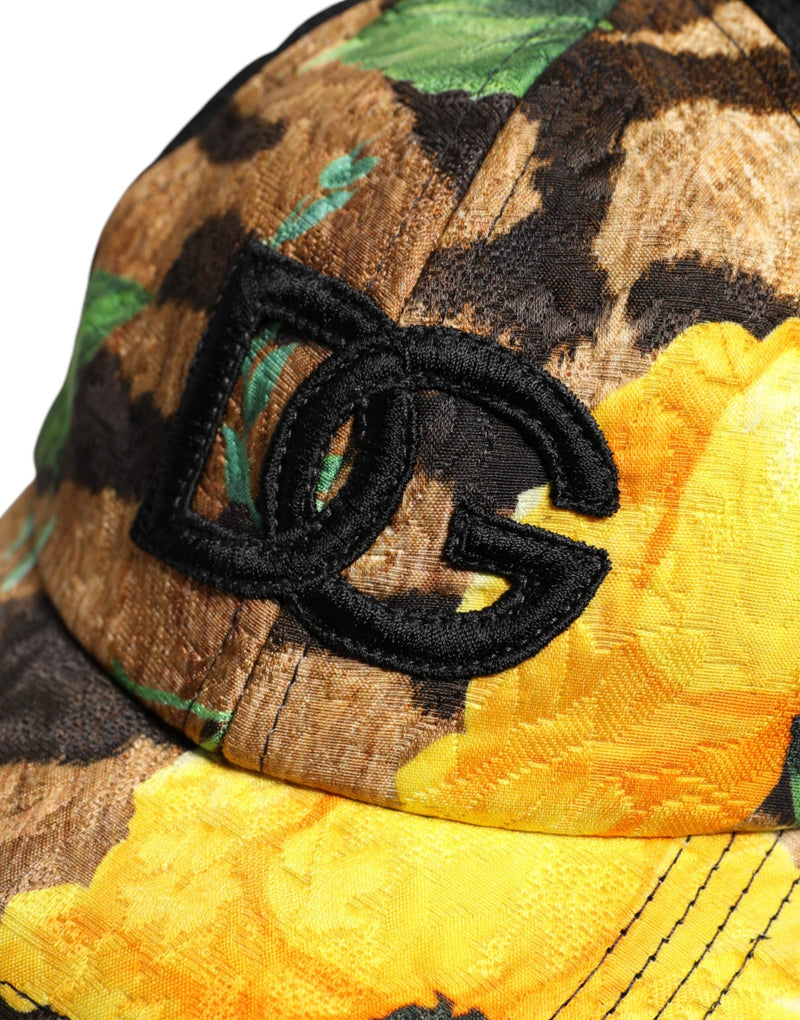 Multicolor DG Logo Patch 6 Panels Baseball Cap Dolce & Gabbana
