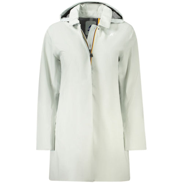 Green Polyester Women Coat K-WAY