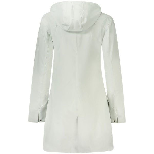Green Polyester Women Coat K-WAY