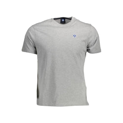 Gray Cotton Men T-Shirt North Sails