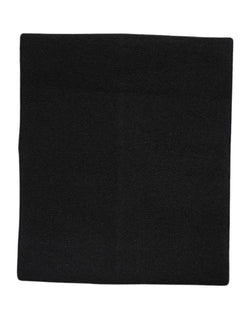 Black Cashmere Knitted Neck Warmer Foulard Scarf Dolce & Gabbana