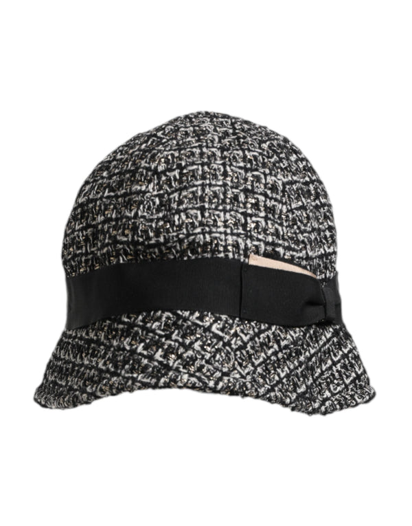 Black Cotton Blend Bucket Hat Dolce & Gabbana