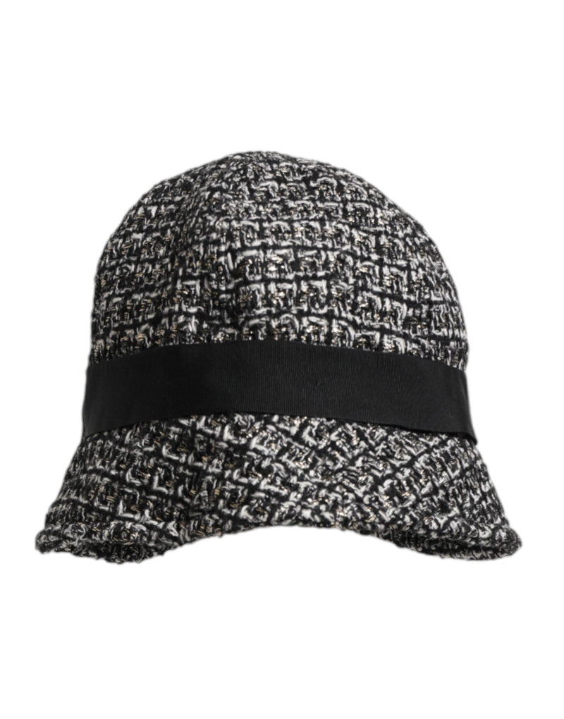 Black Cotton Blend Bucket Hat Dolce & Gabbana