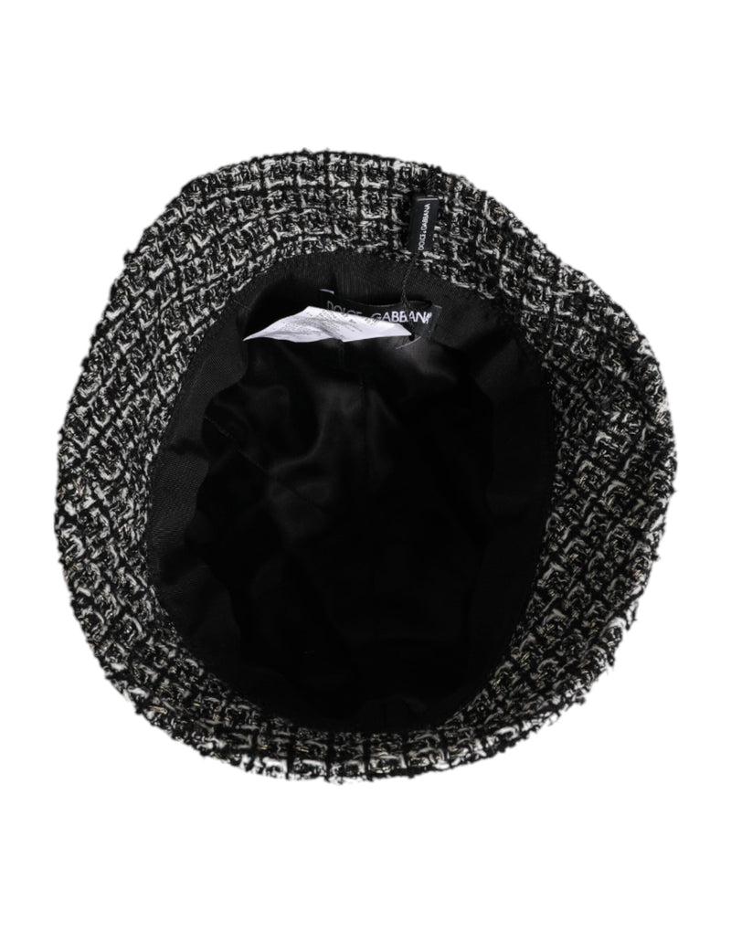 Black Cotton Blend Bucket Hat Dolce & Gabbana