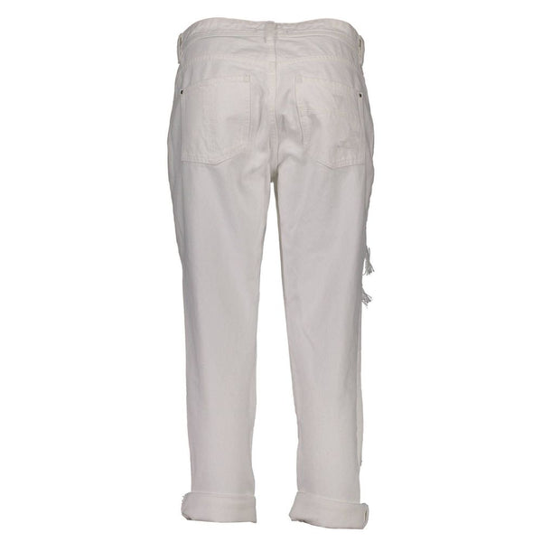 White Cotton Women Jeans Guess Jeans