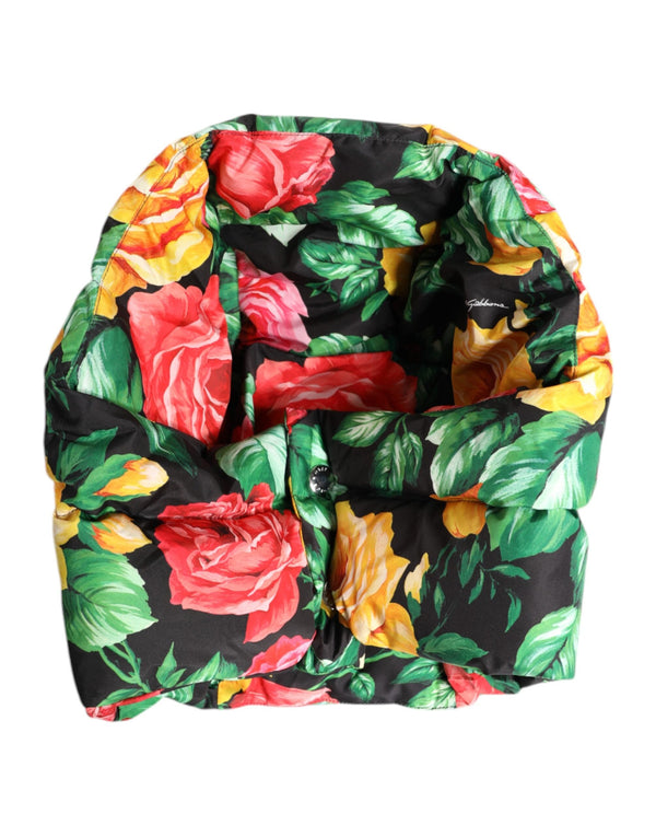 Multicolor Floral Print Whole Head Wrap Hat Dolce & Gabbana