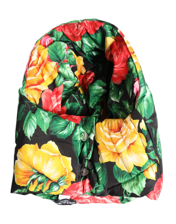 Multicolor Floral Print Whole Head Wrap Hat Dolce & Gabbana