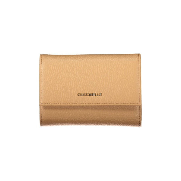 Brown Leather Women Wallet Coccinelle