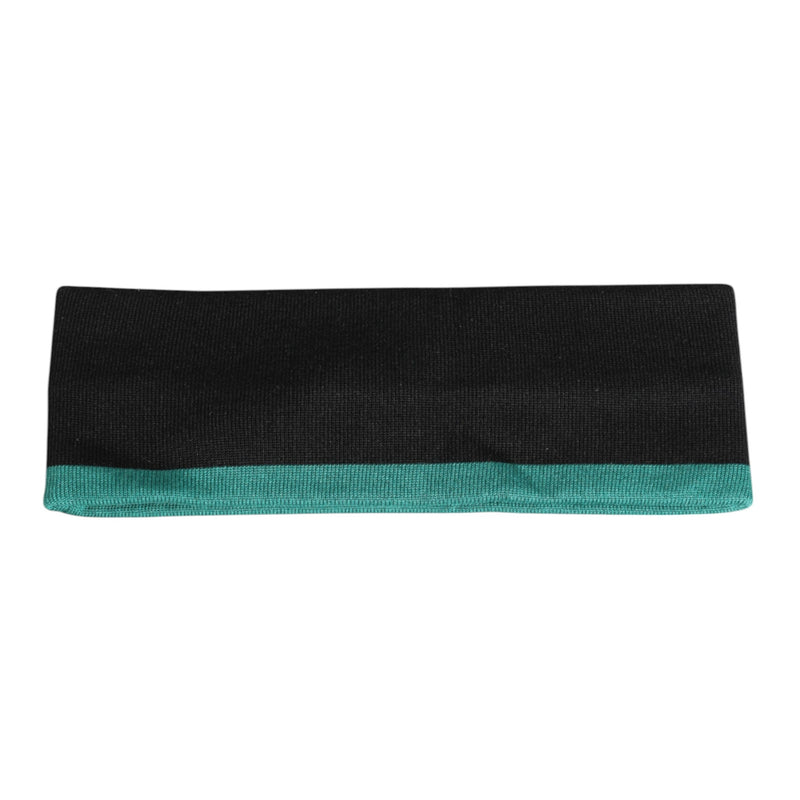 Black Silk Knitted DG Queen Head Band Hat Dolce & Gabbana