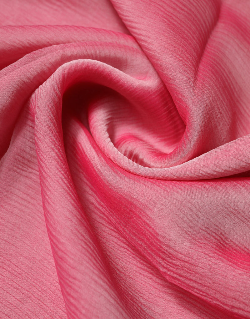 Pink Silk Rectangle Women Wrap Shawl Scarf Dolce & Gabbana