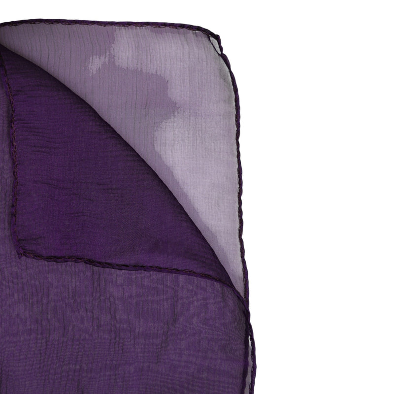 Purple Silk Rectangle Wrap Shawl Scarf Dolce & Gabbana
