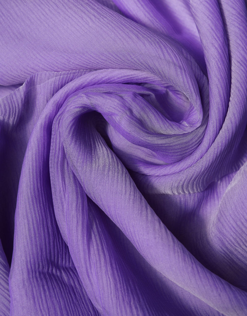 Purple Silk Rectangle Wrap Shawl Scarf Dolce & Gabbana